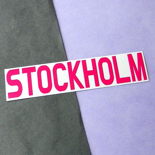 [가자! 세계로]여행패션-스웨덴/스톡홀름색깔있는 부분만이 스티커입니다.