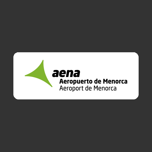[공항시리즈] 스페인 AENA Menorca 공항 스티커[Digital Print]