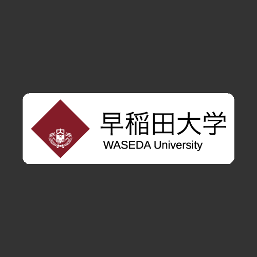 [대학] 일본 와세다 대학교 스티커[Digital Print]