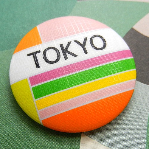일본/도쿄 뱃지  - 컬러브릭