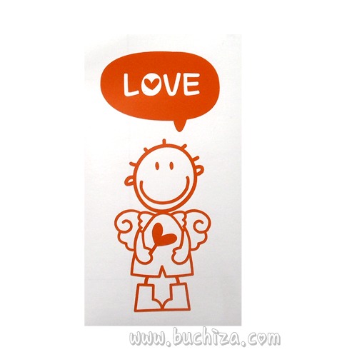 [LOVE]하트요정-매력맨색깔있는  부분만이 스티커입니다