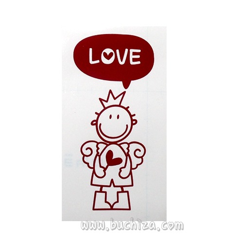[LOVE]하트요정-왕자님색깔있는  부분만이 스티커입니다