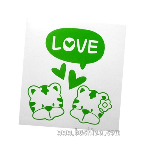 [LOVE]사랑하는 호랑이 커플색깔있는  부분만이 스티커입니다
