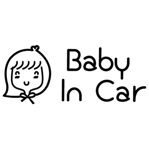 [Baby In Car]동화나라 올리브-낭만창고/프리티색깔있는  부분만이 스티커입니다