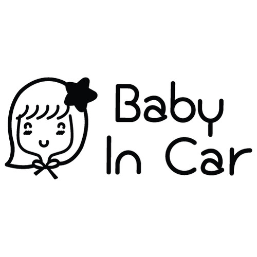 [Baby In Car]낭만창고 올리브-프리티 별색깔있는  부분만이 스티커입니다