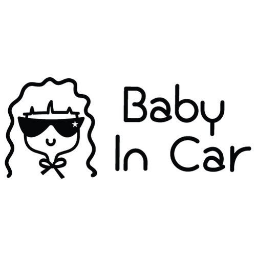 [Baby In Car]트윙클 올리브-로맨틱 색깔있는  부분만이 스티커입니다