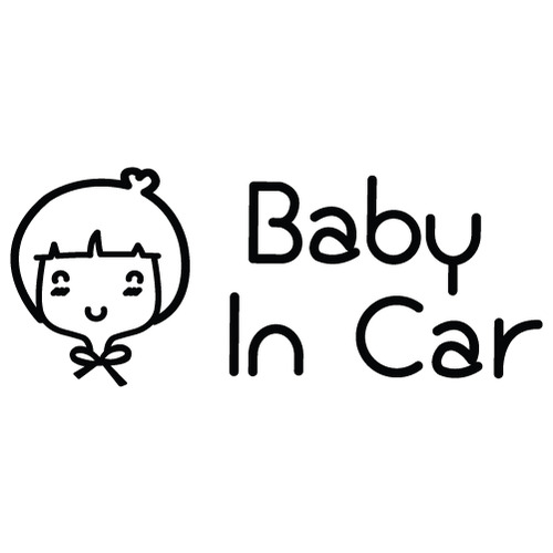 [Baby In Car]동화나라 봉봉-감성충만 색깔있는  부분만이 스티커입니다