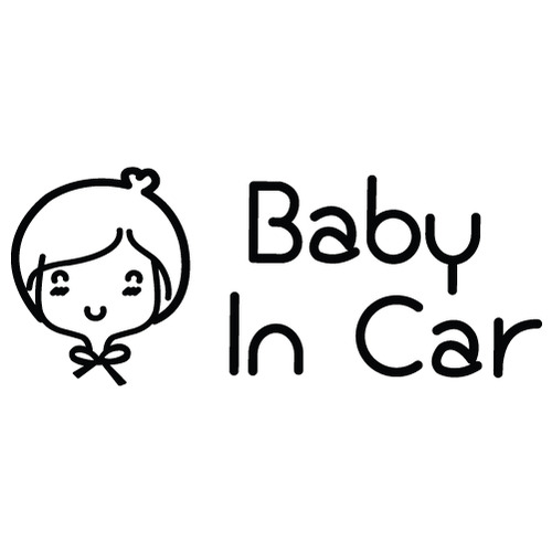 [Baby In Car]동화나라 봉봉-멋쟁이색깔있는  부분만이 스티커입니다