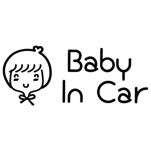 [Baby In Car]동화나라 봉봉-낭만창고색깔있는  부분만이 스티커입니다