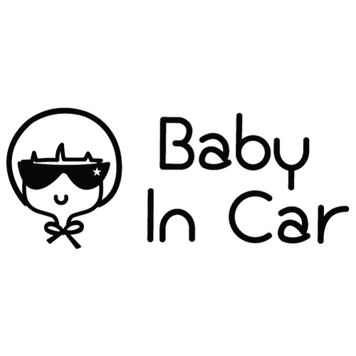 [Baby In Car]트윙클 봉봉색깔있는  부분만이 스티커입니다