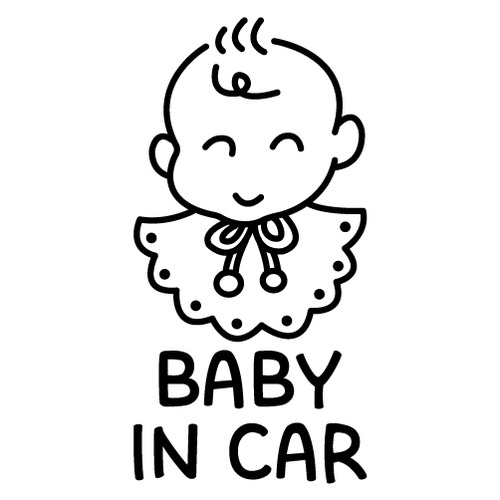 [BABY IN CAR]턱받이