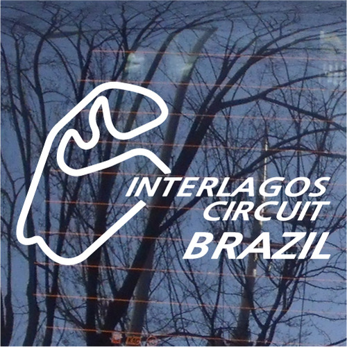 [세계 서킷 투어]인터라고스 서킷 1 / 브라질색깔있는 부분만이 스티커입니다.