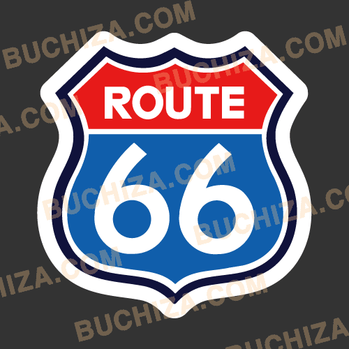 [Road] Route 66 #2 [Digital Print][ 사진 아래 ] ▼▼▼ 부착 실사진 + 더 멋진 [ Rail / Road ] 스티커 구경하세요...^^*