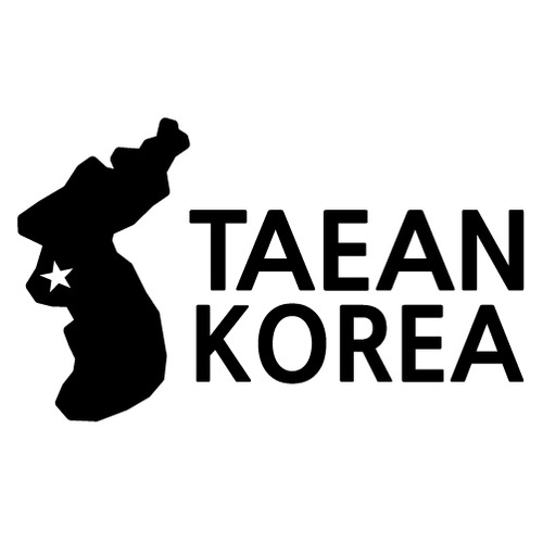 [세계여행 WITH 지도]대한민국/태안 A색깔있는 부분만이 스티커입니다.