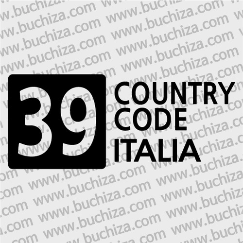 [COUNTRY CODE 4] 이탈리아 A색깔있는 부분만이 스티커입니다.