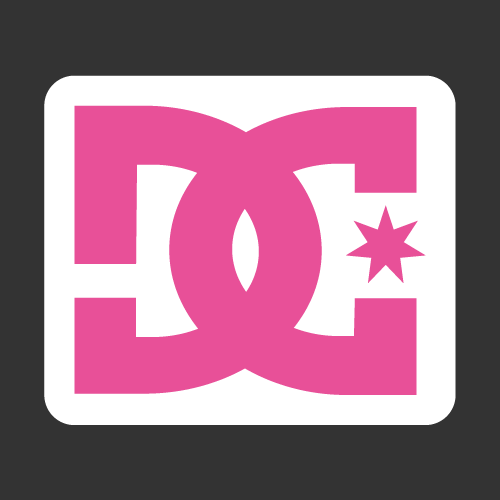 [스키/보드] DC - Pink[Digital Print 스티커]