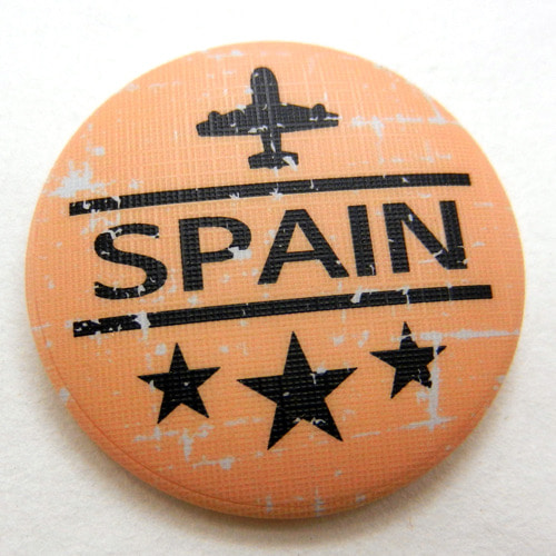 스페인손거울 - 빈티지 비행기&amp;별