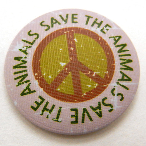 캠페인 뱃지 - SAVE THE ANIMALS B-2