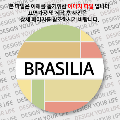 브라질손거울 - 브라질리아 / 컬러브릭