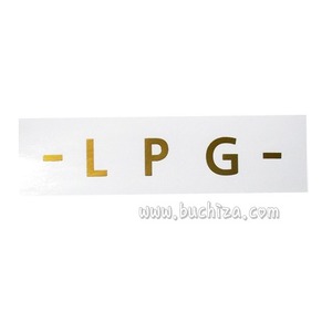 레터링형 주유구-LPG 1 색깔있는 부분만이 스티커입니다.