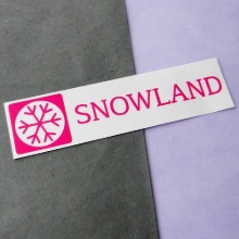 [POW] SNOWLAND 8색깔있는 부분만이 스티커입니다.