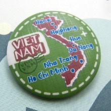 베트남마그넷 / 원형지도 - 도트라인