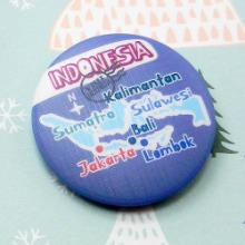 인도네시아마그넷 / 원형지도 - fantastic