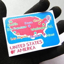 미국 여행 마그넷 지도 자석 마그네틱 굿즈 기념품 주문제작
