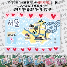 서울 마그네틱 마그넷 자석 기념품 랩핑 프시케 굿즈  제작