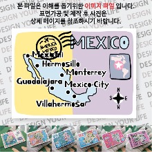 멕시코 마그넷 기념품 랩핑 반반 자석 마그네틱 굿즈 제작