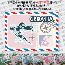 크로아티아 마그넷 기념품 랩핑 Peak 자석 마그네틱 굿즈 제작