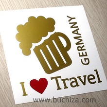 I ♥ Travel-독일/맥주색깔있는 부분만이 스티커입니다.