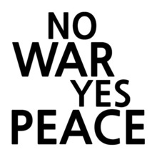 NO WAR YES PEACE 1 스티커