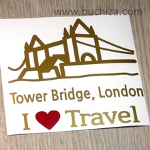 I ♥ Travel-영국/런던브릿지색깔있는 부분만이 스티커입니다.