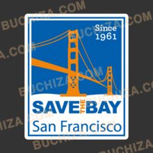 [미국]샌프란시스코  /  샌프란시스코만 환경보호캠페인[Digital Print 스티커] 