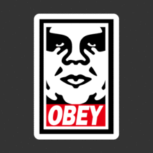 [스트릿] Obey the Giant인기 절정...!!! [Digital Print 스티커][ 사진 아래 ] ▼▼▼부착 실사진 + 더 멋진 [ 오베이스타 + 스트릿 ] 스티커 구경하세요~...^^*