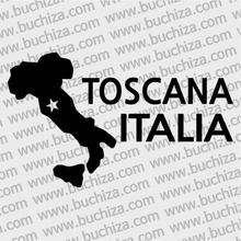[세계여행 WITH 지도-이탈리아] 토스카나 A색깔있는 부분만이 스티커입니다.