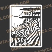 아프리카[Digital Print 스티커] 