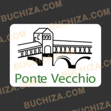 [이탈리아 - 피렌체] Ponte_Vecchio [베키오다리] - 피렌체 여행사진에 산타마리아델피오레대성당과 함께 등장하는 그 다리...^^;;;[Digital Print 스티커]
