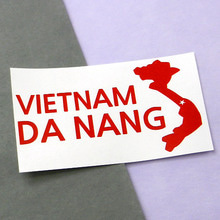 [세계여행 WITH 지도-베트남] 다낭 A색깔있는 부분만이 스티커입니다.