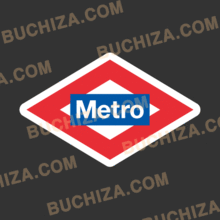 [Rail 시리즈]  스페인 Metro_Madrid[Digital Print 스티커] 