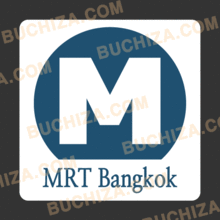 [Rail 시리즈]  태국 Bangkok_MRT[Digital Print 스티커] 