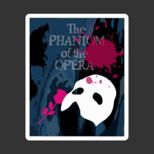 [프랑스 소설 원작/영국 런던 초연 뮤지컬] The Phantom of the Opera[Digital Print 스티커]