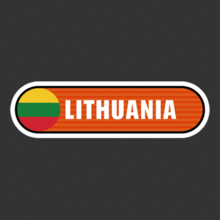 [Bar 국기] 리투아니아(발트3국)[Digital Print 스티커]
