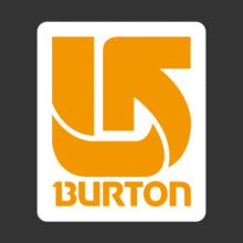 [스키/보드] Burton - Orange[Digital Print 스티커]사진 아래 ㅡ&gt; 다양한 [ 스키 / 보드 ] 관련 스티커 준비 중 입니다...^^*