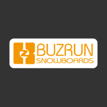 [스키/보드] Buzrun - Orange[Digital Print 스티커]
