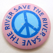 캠페인 뱃지 - SAVE THE RIVER(강) B-2