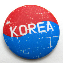 대한민국 뱃지  - KOREA 태극 / 빈티지형 