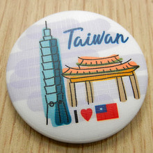 대만(타이완)뱃지 - 101타워/용산사
