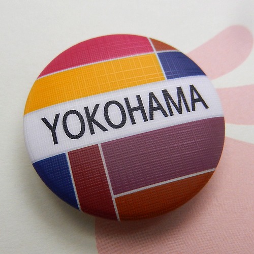 일본/요코하마 뱃지  - 컬러브릭